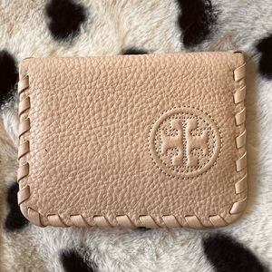 Tori Burch Blush Leather Card Holder